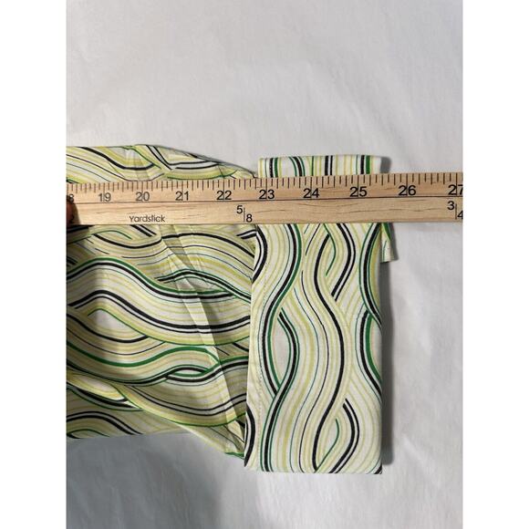 Raw Blue Nu Realms shirt Mens 3XL Multi Colored Striped Button Down Cuff Sleeves - Picture 14 of 14